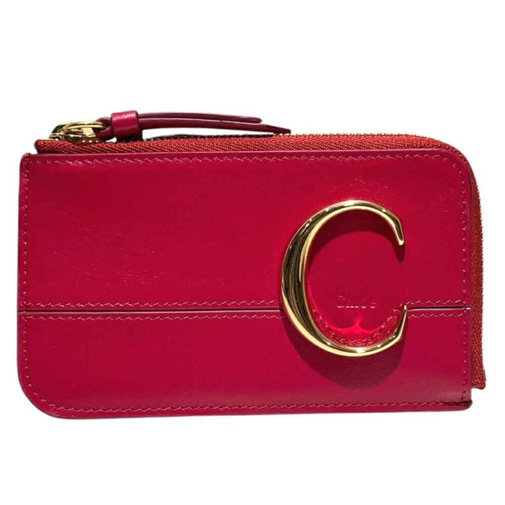 Chloe Leather Card Coin Case